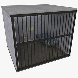 3d model prison cell