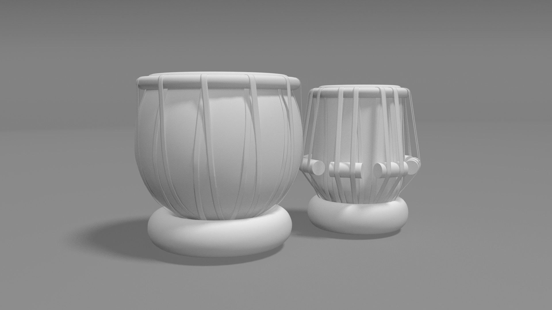 Tabla Indian Traditional 3D Model TurboSquid 1163680
