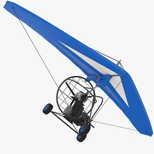 Motor Trike Hang Glider 3D model