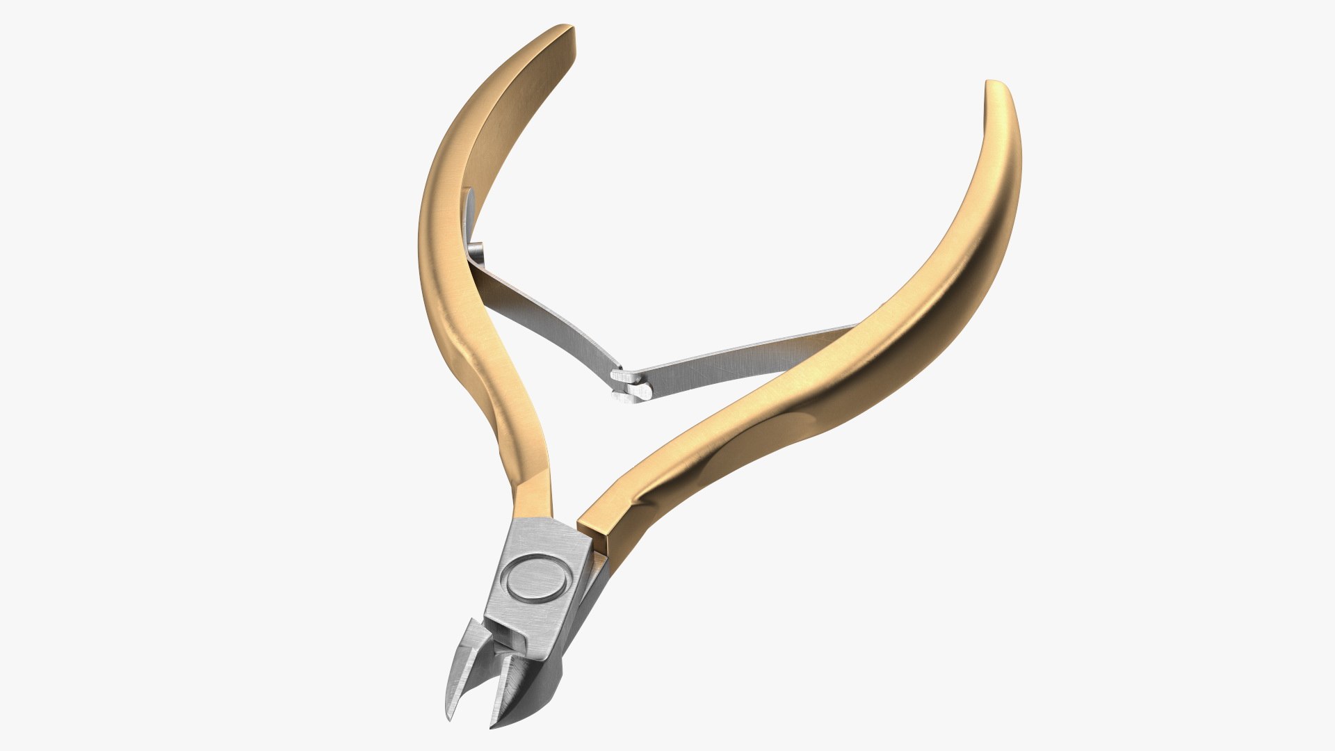 Cuticle Nipper Gold 3D model preview