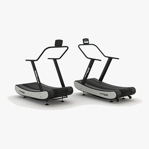 fitness treadmill, running track 3D
