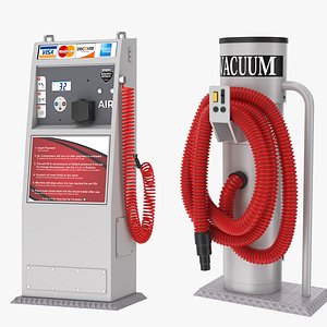 Tire Air Station and Vacuum Cleaner