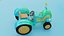 Cartoon Tractor 3D model