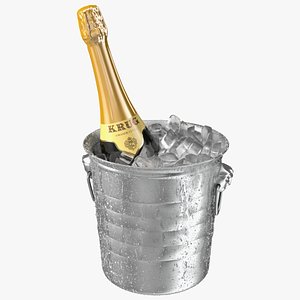 Ice Bucket Champagne 3D
