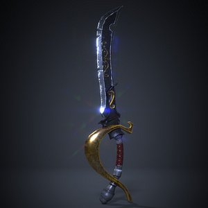 3d pirate sword model