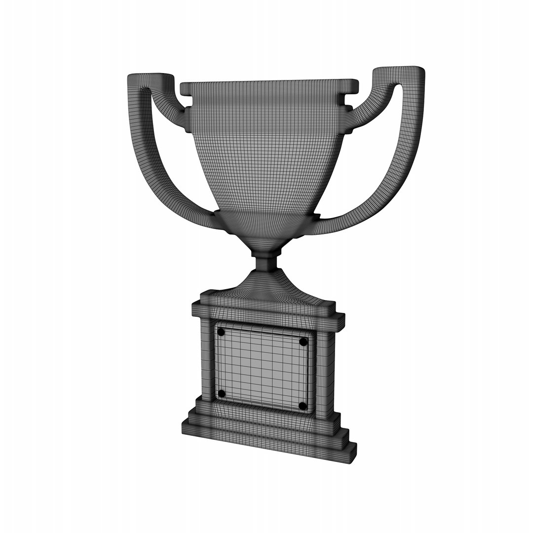3d Gold Trophy Model Turbosquid 2314892
