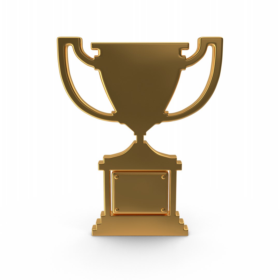 3d Gold Trophy Model Turbosquid 2314892