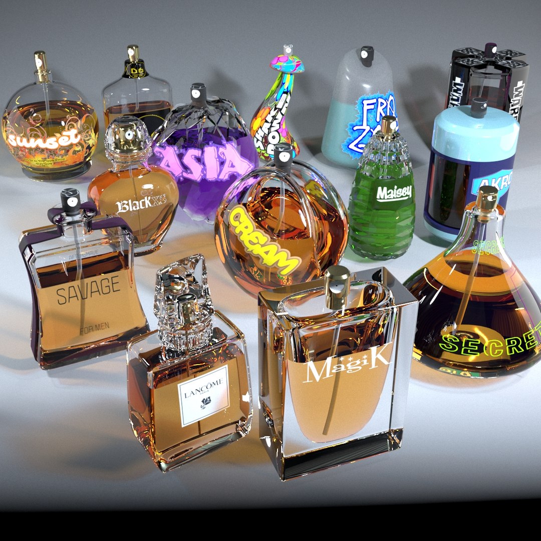 Perfume bottle collection 3D model https://p.turbosquid.com/ts-thumb/b4/li1B2V/qi/allbottles1200x1200/jpg/1690475675/1920x1080/fit_q87/0ae9fabd8624d944d9dcad5d9237067b101a098d/allbottles1200x1200.jpg