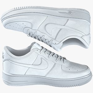 3D NikeAF1 White