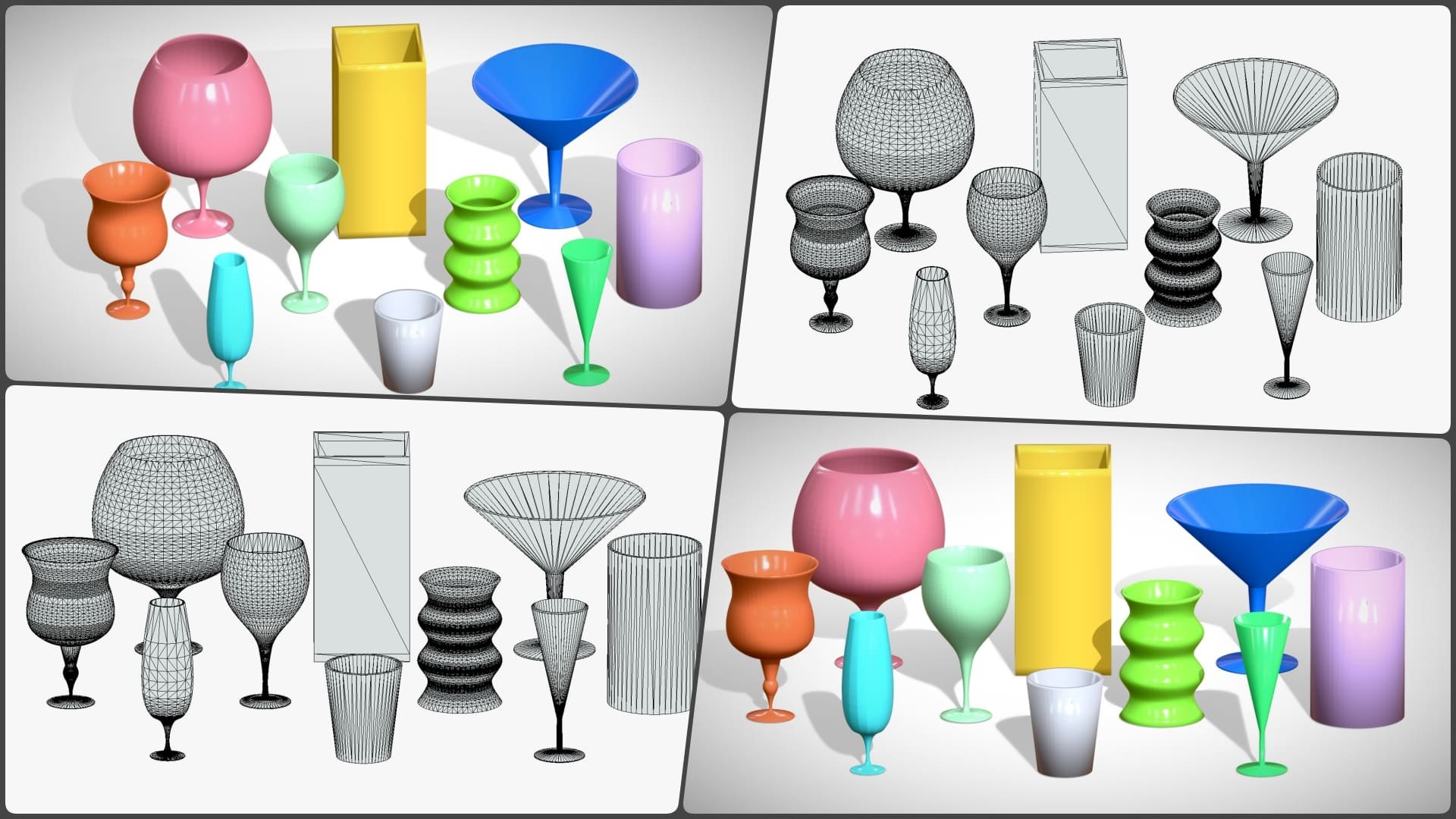 10 Drink Glasses Pack - 3D Low Poly Models Set 3D model https://p.turbosquid.com/ts-thumb/b4/mks7dE/H7/c1/jpg/1788178097/1920x1080/fit_q87/eb6cec44a0fade957905f6655e9c736895a822a9/c1.jpg