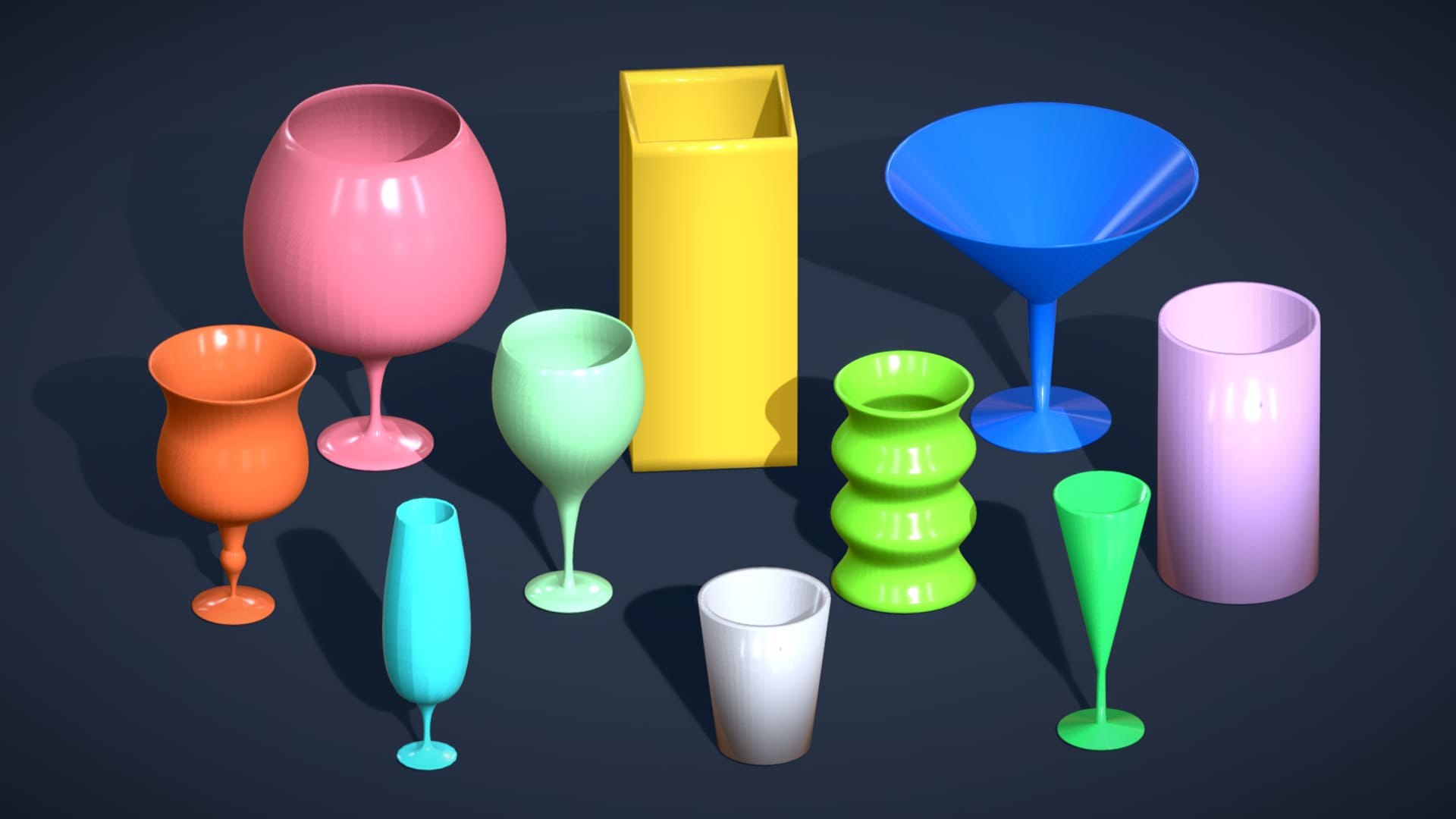 10 Drink Glasses Pack - 3D Low Poly Models Set 3D model https://p.turbosquid.com/ts-thumb/b4/mks7dE/Hm/a0/jpg/1788178084/1920x1080/fit_q87/0d1e770126842244f0c2ff1feb9f4c519b9cd04b/a0.jpg