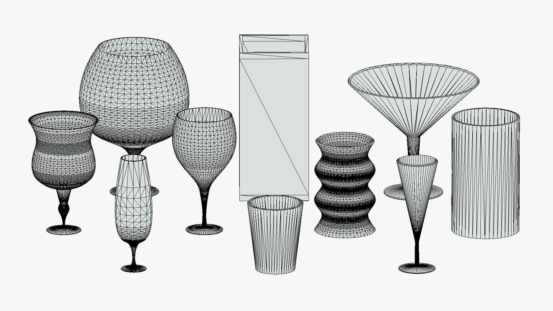 10 Drink Glasses Pack - 3D Low Poly Models Set 3D model https://p.turbosquid.com/ts-thumb/b4/mks7dE/MB/s2.2/jpg/1788178100/1920x1080/fit_q87/ab3a53d0b0512bd8a9b3e47d4542bd6aa55e5ad1/s2.2.jpg