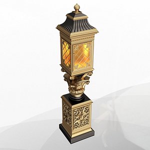 Classic Street Light 0103 3D