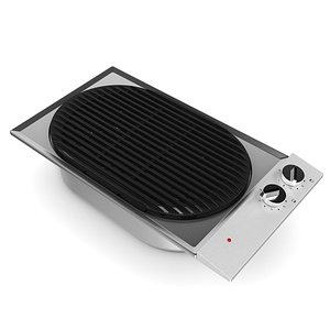 3d model of electric grill