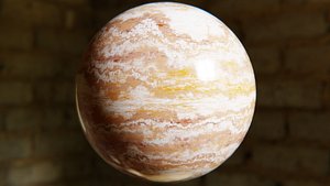 Wavy Marble Procedural Texture - Realistic Shader Material
