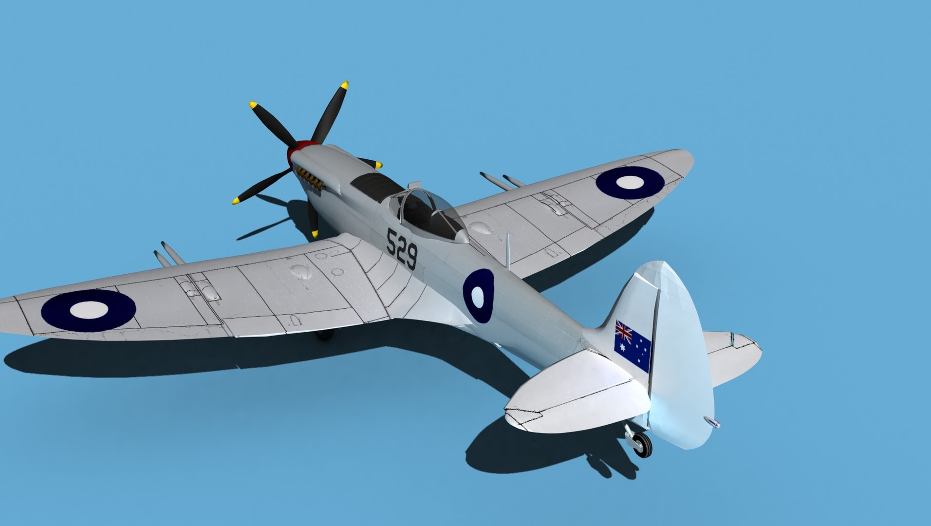 3D Supermarine Spitfire Mk XXII V07 Australia model https://p.turbosquid.com/ts-thumb/b4/tlA3os/Zw/supermarinespitfiremkxxiiv070070/jpg/1657584720/1920x1080/fit_q87/c8335bf11f1d8dba90aad5786dd201d2c7314032/supermarinespitfiremkxxiiv070070.jpg