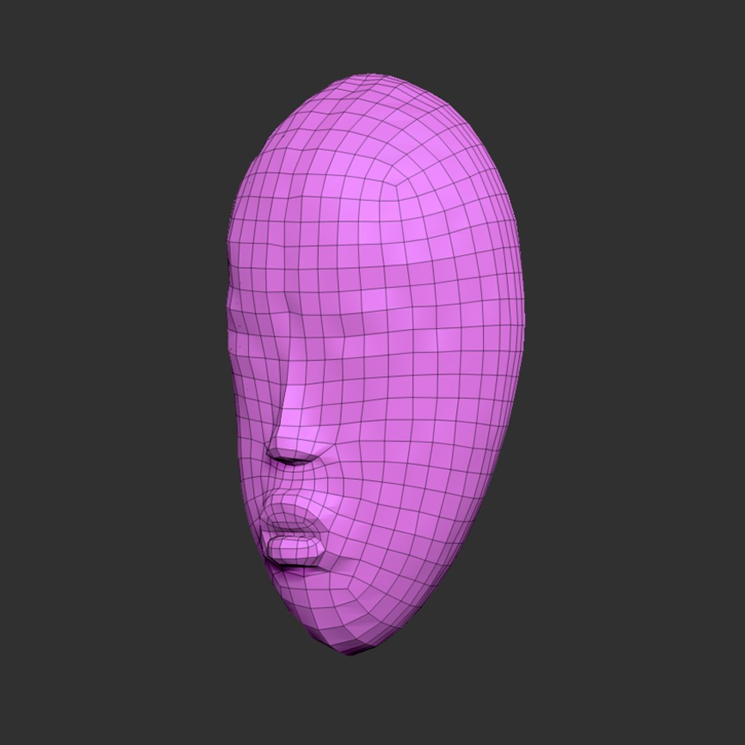 Realistic African Dan Mask 3D Model - TurboSquid 1321657