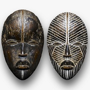 Realistic Dan African Mask