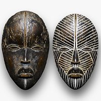 Realistic Dan African Mask