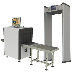 x-ray metal dedector door 3D model