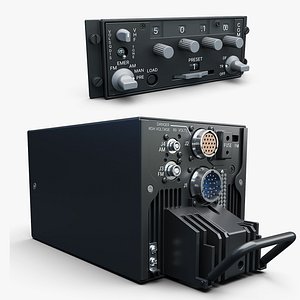 ARC-186 Avionics Set CAD 3D