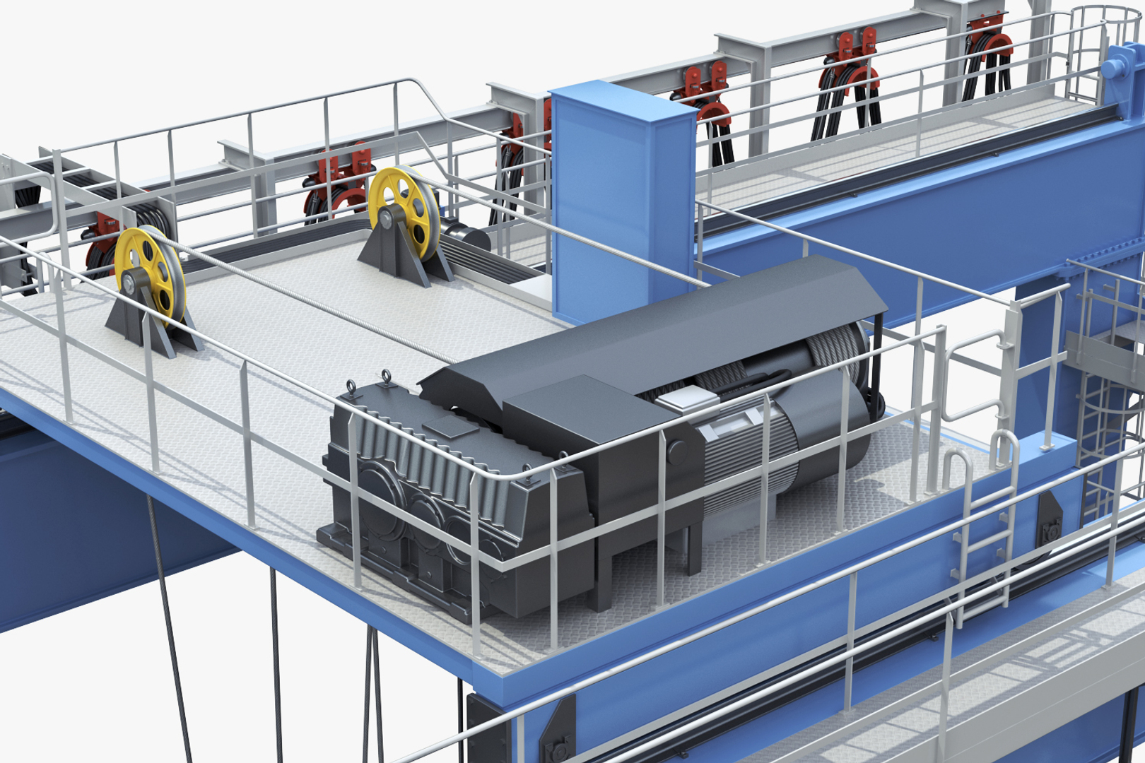 3d rubbertyred gantry crane terex