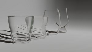 glass blender eevee 3D model