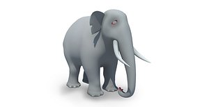 3d model elephant animation