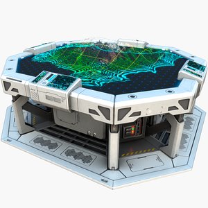 Sci-fi Table PBR