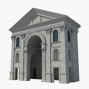 church architectural european europe 3D