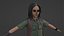 Modelo 3D del personaje de Mason de la chica con aparejo de dibujos animados