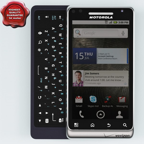 3d max motorola droid 2