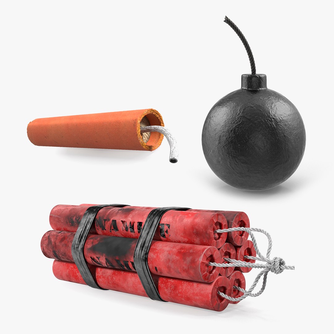 Bombs Collection 2 3D model preview