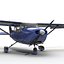 cessna 172 rigged 3d max