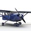 cessna 172 rigged 3d max