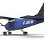 cessna 172 rigged 3d max