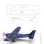 cessna 172 rigged 3d max