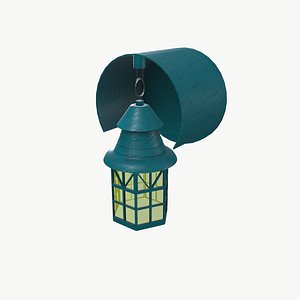 Outdoor wall lamp 3D model