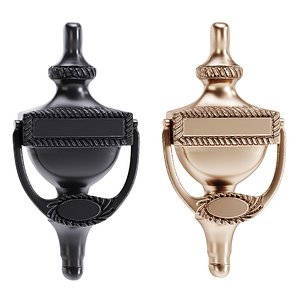3D model Black Front Door Knocker