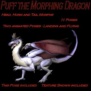 daz3d dragon 3d model