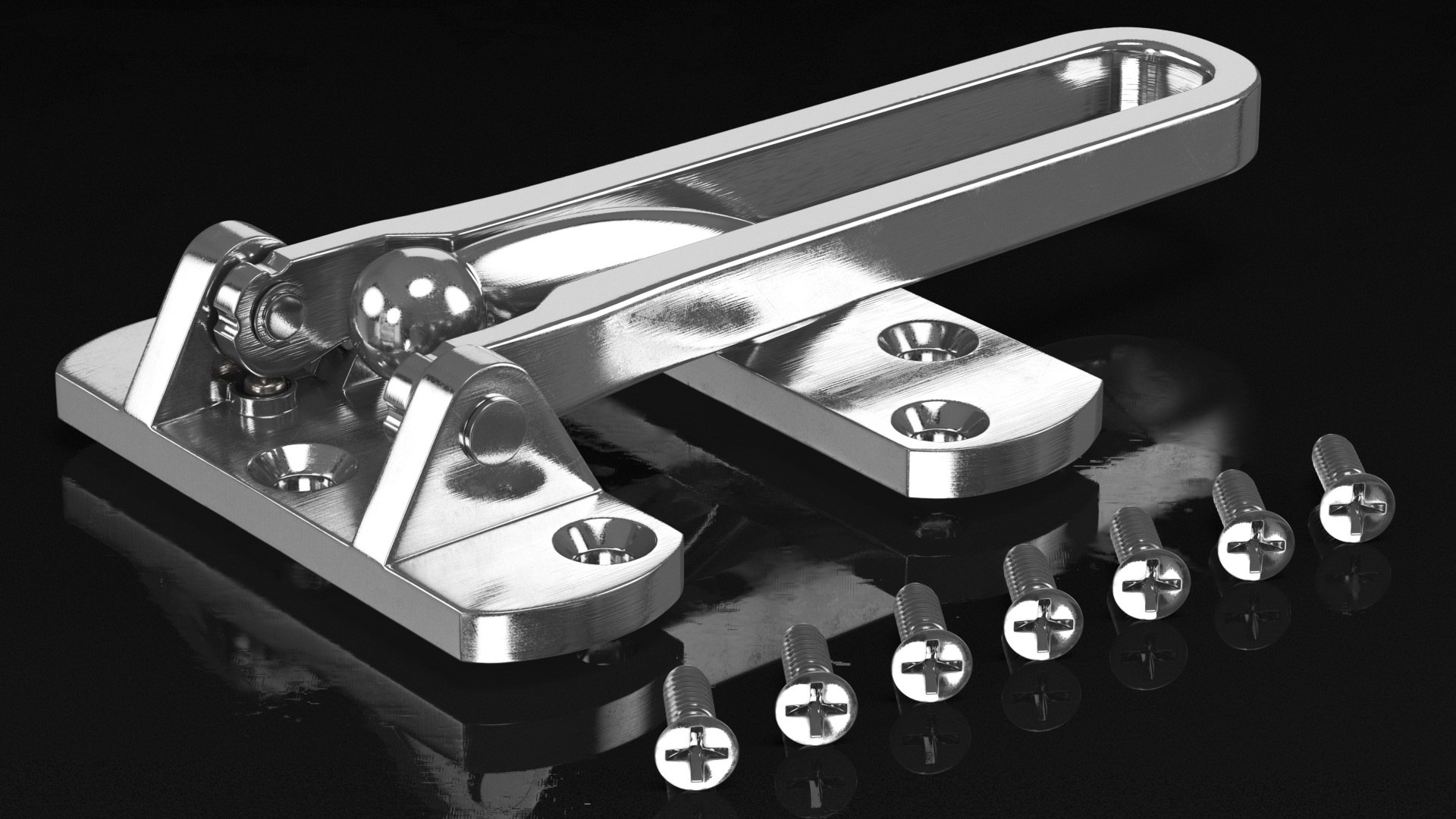 3D Security Door Latch Guard Silver https://p.turbosquid.com/ts-thumb/b5/VJjndI/HK/securitydoorlatchguardsilver3dsmodel005/jpg/1631691319/1920x1080/fit_q87/85f48db0218197f0b682d88dfb1259f1ddf95ef2/securitydoorlatchguardsilver3dsmodel005.jpg