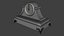 Orologio da camino Modello 3D low-poly