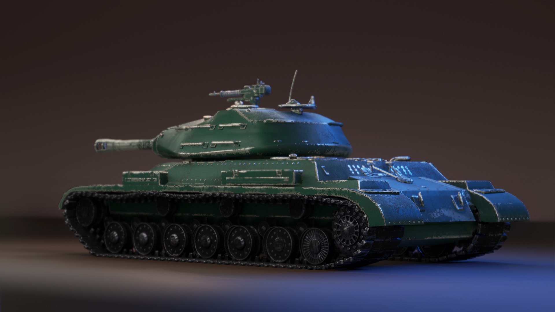 Tank Model - TurboSquid 1684359