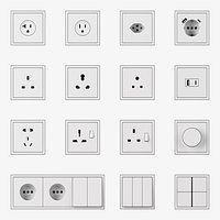 JUNG LS ZERO  Switches and Sockets kit 80 items