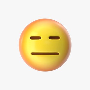 emoji 26 expressionless face model