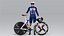 cyclist animation model