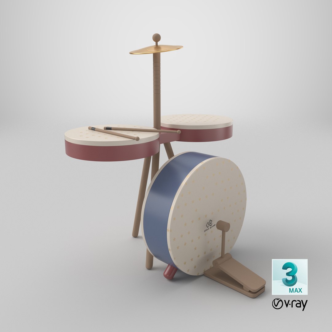 3D Kids Toy Drum Set https://p.turbosquid.com/ts-thumb/b5/iCVOXH/TB/stemcell_max_vray_render/png/1783602954/1920x1080/fit_q87/dc46263c3def3ffeca87c97713ed99bea3dbb5de/stemcell_max_vray_render.jpg