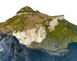 3D model Mountain cliff