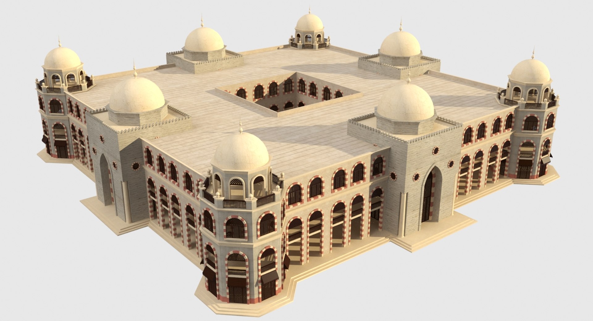 Building Islamic 3D Model - TurboSquid 1173859