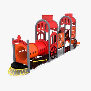 3D model Train Playground